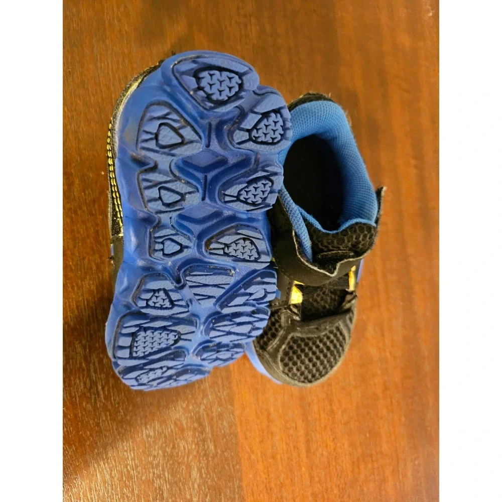 New Balance Non Tie Velco Sneakers Blue &‎ Black Infant Boys Size 4